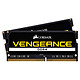 Corsair Vengeance SO-DIMM DDR4 64 Go (2x 32 Go) 2666 MHz CL18 Kit Dual Channel 2 barrettes de RAM DDR4 PC4-21300 - CMSX64GX4M2A2666C18