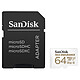 SanDisk Max Endurance microSDXC UHS-I U3 V30 64 GB + adattatore SD Scheda di memoria MicroSDXC UHS-I U3 V30 64GB