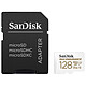 SanDisk Max Endurance microSDXC UHS-I U3 V30 128 Go + Adaptateur SD Carte mémoire MicroSDXC UHS-I U3 V30 128 Go