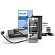 Philips DPM6700 Starter Kit Dictation and transcription kit with 8 GB digital dictation machine, two microphones, SD slot and control panel