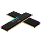 Ballistix Black RGB DDR4 16 Go (2 x 8 Go) 3000 MHz CL15 Kit Dual Channel RAM DDR4 PC4-24000 - BL2K8G30C15U4BL