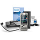Philips DPM7700 Starter Kit Dictation and transcription kit with 8 GB digital dictation machine, two microphones, SD slot and control panel