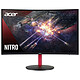 Acer 31.5" LED - Nitro XZ322QUPbmiiphx Ecran PC 2.5K - 2560 x 1440 pixels - 1 ms (gris à gris) - Format large 16/9 - Dalle VA incurvée - 165 Hz - FreeSync - HDR - HDMI/DisplayPort - Noir/Rouge