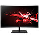 Acer 27" LED - ED270RPbiipx 1920 x 1080 pixels - 4 ms - Widescreen 16/9 - VA curved panel - FreeSync - 165 Hz - HDMI - DisplayPort - Black
