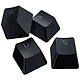 Razer PBT Keycap Upgrade Set (Black) Set of 105 replacement keys - black - durable PBT coating - for mechanical or optical keyboard - compatible with most brands and models on the market - QWERTY