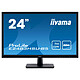 iiyama 24" LED - ProLite E2483HSU-B5 1920 x 1080 pixels - 1 ms - Format large 16/9 - HDMI/VGA/DisplayPort - Hub USB 2.0 - Noir