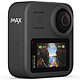 GoPro MAX Cámara de deportes a prueba de agua - Cámara de 360° o de una sola lente - Estabilización HyperSmooth Max - 2x cámara lenta - Pantalla táctil - LiveStream 1080p - Control por voz - Wi-Fi/Bluetooth - GPS - Fijación integrada