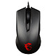 MSI Clutch GM40 - Noir Souris gaming filaire - ambidextre - capteur optique 5000 dpi - 9 boutons - rétro-éclairage rouge