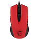 MSI Clutch GM40 - Rouge Souris gaming filaire - ambidextre - capteur optique 5000 dpi - 9 boutons - rétro-éclairage rouge