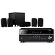 Yamaha HTR-6072 Noir + Klipsch Reference Theater Pack Ampli-tuner Home Cinéma (equiv : RX-V685) 7.2 3D 90 W/canal - Dolby Atmos / DTS:X - 5 x HDMI - HDR - Bluetooth/Wi-Fi/AirPlay - MusicCast - Calibration YPAO - Zone 2 + Ensemble 5.1
