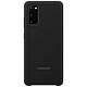 Samsung Coque Silicone Noir Galaxy S20 Coque en silicone pour Samsung Galaxy S20