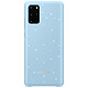 Samsung LED Cover Bleu Galaxy S20+ Coque avec affichage LED décoratif pour Samsung Galaxy S20+