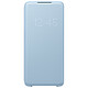 Samsung LED View Cover Bleu Galaxy S20+ Etui à rabat avec affichage LED date/heure pour Samsung Galaxy S20+