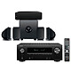Denon AVR-X2600H Noir + Focal Pack Cinema+ Ampli-tuner Home Cinema 3D Ready 7.2 - Dolby Atmos / DTS:X - 8x HDMI 4K UHD, HDCP 2.3, HDR - Wi-Fi/Bluetooth/AirPlay 2 - Multiroom - Amazon Alexa / Google Assistant + Pack d'enceintes 5.1