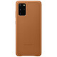 Samsung Coque Cuir Marron Samsung Galaxy S20+ Coque en cuir véritable pour Samsung Galaxy S20+