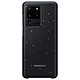 Samsung LED Cover Noir Galaxy S20 Ultra Coque avec affichage LED décoratif pour Samsung Galaxy S20 Ultra