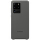 Samsung Coque Silicone Gris Galaxy S20 Ultra Coque en silicone pour Samsung Galaxy S20 Ultra