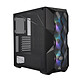 Cooler Master MasterBox TD500 Mesh ARGB Boîtier Moyen Tour Noir avec façade maille et fenêtre en verre trempé