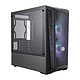 Cooler Master MasterBox MB311L ARGB Black Mini Tower case with mesh front, tempered glass side panel and ARGB backlighting