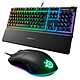 SteelSeries Combo 3 (Apex 3 Rival 3) Gamer set - keyboard with membrane switches - aluminium chassis - adjustment wheel - 8500 dpi optical mouse - 6 programmable buttons - RGB backlight