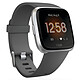 Fitbit Versa Lite Charcoal Smartwatch con GPS y sensor de corazón, pantalla táctil a color, Bluetooth, compatible con NFC iOS, Android