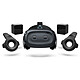 HTC Vive Cosmos Elite Casque de réalité virtuelle avec suivi oculaire de précision + 2 contrôleurs