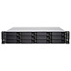 QNAP TS-H1283XU-RP-E2236-128G 12-bay professional NAS server - 128 GB DDR4 RAM - Intel Xeon E-2236 and 300W redundant power supply - QTS hero (without hard disk)