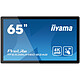 iiyama 65" LED - ProLite TF6538UHSC-B2AG 4K UHD 16:9 interactive touchscreen - IPS - 1100:1 - 8 ms - 24/7 - Portrait/Landscape - HDMI/DisplayPort/RJ45 - Integrated speakers