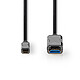 Avis Nedis Câble USB-C vers HDMI COA 20 m Noir