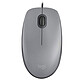 Logitech M110 Silent (Grey) Wired mouse - ambidextrous - 1000 dpi optical sensor - 3 buttons