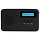 Livoo RA1049 Noir Radio compacte FM/DAB+ avec RDS et prise casque