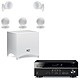 Yamaha HTR-4072 Noir + Cabasse Alcyone 2 Pack 5.1 Blanc Ampli-tuner Home Cinéma 5.1 (equiv RX-V485) 3D 80 W/canal - Dolby TrueHD / DTS-HD Master Audio - 4x HDMI - HDR 10/Dolby Vision/HLG - Bluetooth/Wi-Fi/AirPlay - MusicCast - YPAO + Ensemble 5.1