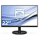 Philips 21.5" LED - 221V8A/00 1920 x 1080 pixels - 4 ms (greyscale) - VA panel - Widescreen 16/9 - Adaptive Sync - HDMI/VGA - Speakers - Black