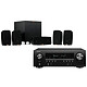 Denon AVR-S750H + Klipsch Reference Theater Pack Ampli-tuner Home Cinema 7.2 - 140W/canal - Dolby Atmos / DTS:X - 6x HDMI 4K UHD, HDCP 2.3, HDR - Wi-Fi, Bluetooth, AirPlay 2 - Multiroom - Amazon Alexa / Google Assistant + Ensemble 5.1