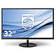 Philips 31.5" LED - 327E8QJAB/00 1920 x 1080 pixels - 4 ms (grey to grey) - Widescreen 16/9 - IPS panel - AMD FreeSync - HDMI - DisplayPort - Speakers - Black