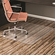 deflecto EconoMat Rectangle Transparent (CM21442F) Floor protection mat 1168 x 1524 mm for hard floors
