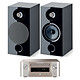Marantz Melody X M-CR612 Silver/Gold Focal Chora 806 Black 2 x 60 Watts Mini Network System - CD/CD-R/CD-RW Player - FM/DAB Tuner - Hi-Res Audio - Wi-Fi/Bluetooth - AirPlay 2 - Multiroom Speaker System (pair)