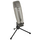 Samson C01U Pro Condenser microphone, supercardiode directional pattern, table top tripod, USB cable