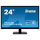 iiyama 24" LED - ProLite E2482HS-B5 1920 x 1080 pixels - 1 ms (gris à gris) - Format large 16/9 - Dalle TN - VGA/DVI/HDMI - Noir