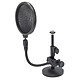 Samson MD2/PS05 Bundle Support de table pour microphone avec filtre anti-pop