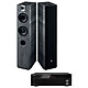Sherwood RX-4508 Focal Chorus 716 Black Ash 2 x 100 W Bluetooth Strobe Amplifier-Tuner Floorstanding Speakers (pair)