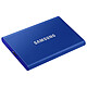 Samsung Laptop SSD T7 500GB Blue 500GB USB 3.1 Portable External SSD with Data Encryption (AES 256 bit)