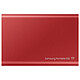 Samsung Portable SSD T7 500 GB Rojo a bajo precio