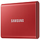 Avis Samsung Portable SSD T7 500 Go Rouge