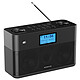 Kenwood CR-ST50DAB Noir Radio-réveil compact stéréo avec tuner FM/DAB+, Bluetooth et prises Jack 3.5 mm