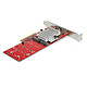 StarTech.com PCIe 3.0 x8 to dual M.2 NVMe SSD controller card PCI Express SSD M.2 PCIe NVMe and PCIe AHCI Controller/Adapter
