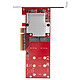 Avis StarTech.com Carte contrôleur PCIe 3.0 x8 vers double SSD M.2 NVMe