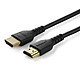 Cable HDMI 4K 60 Hz con Ethernet de StarTech.com - Premium - 1 m Cable HDMI 4K 60 Hz con Ethernet HDMI (macho)/HDMI (macho) - Premium - Fibra de aramida reforzada - Protección EMI - 1 metro