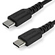 StarTech.com 2 m USB-C to USB-C Cable - Black USB-C mle / USB-C mle Cable - Durable - 2 metres - Black
