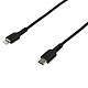 StarTech.com Câble USB Type-C vers Lightning - 2 m - Noir Câble USB 2.0 Type-C vers Lightning - Mâle/Mâle - Certification MFi - 2 mètres - Noir